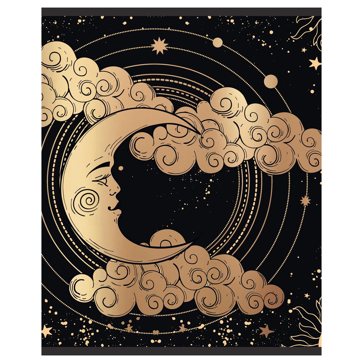 Тетрадь 48л., А5, клетка BG «Карты таро», матовая ламинация, тиснение фольгой