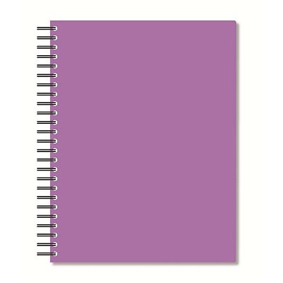 Бизнес-тетрадь Attache Bright colours A5 96 листов фиолетовая в клетку на спирали (160×207 мм)