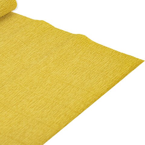 Бумага гофрированная (ИТАЛИЯ) 180 г/м2, янтарная (579), 50×250 см, BRAUBERG FLORE