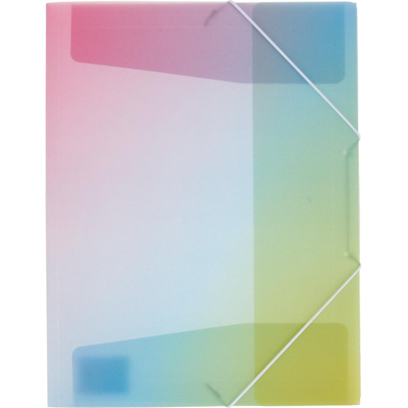 Папка на резинках А4 Attache Selection Rainbow, РР, 400мкм арт. 1308725 ...