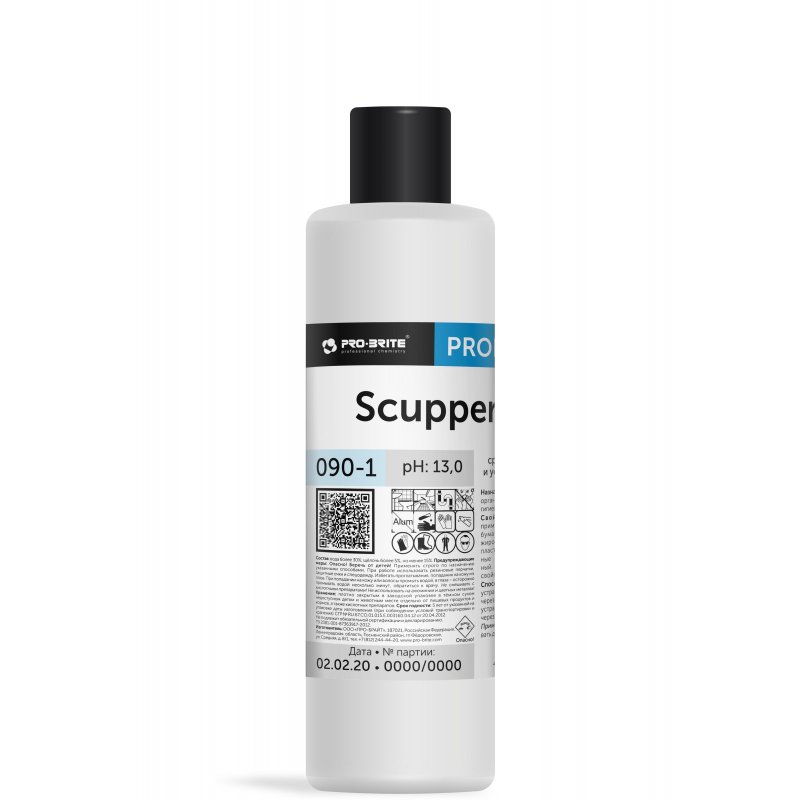 Средство для очистки канализационных труб Pro-Brite Scupper-Krot 090-1 1 л