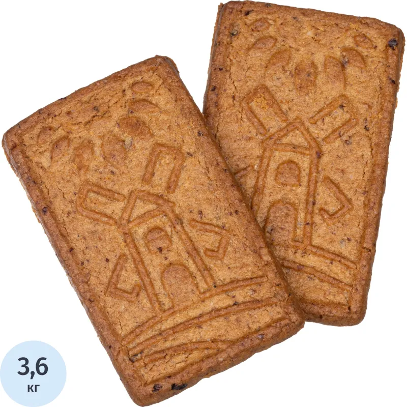 превью Печенье Коломенское злаковое Овсяное хрустящее томленое в печи, 3.6кг/уп