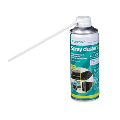 Баллон со сжатым воздухом DEFENDER CLN30805 ДЛЯ ОЧИСТКИ ТЕХНИКИ, 400 мл