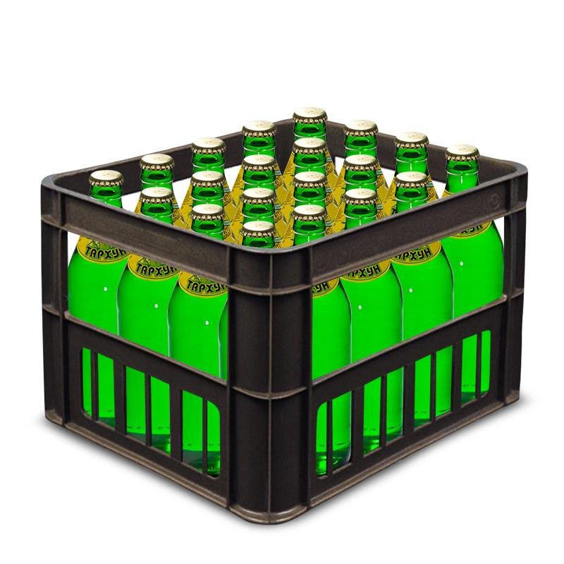 Ящик (лоток) для бутылок из ПНД 412×332×280 мм черный