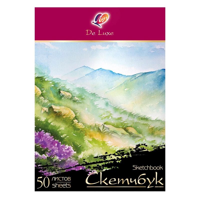 превью Скетчбук Луч De Luxe А5 50л 32С 2085-08