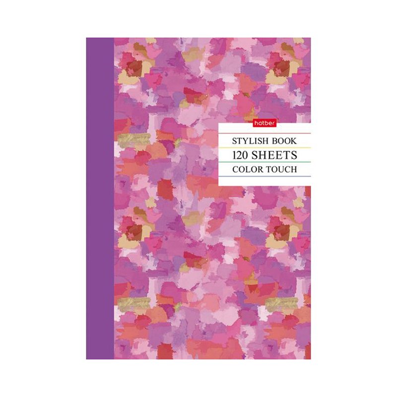 превью Бизнес-блокнот А5 120л. Hatber «Stylish book», глянцевая ламинация, с поролоном