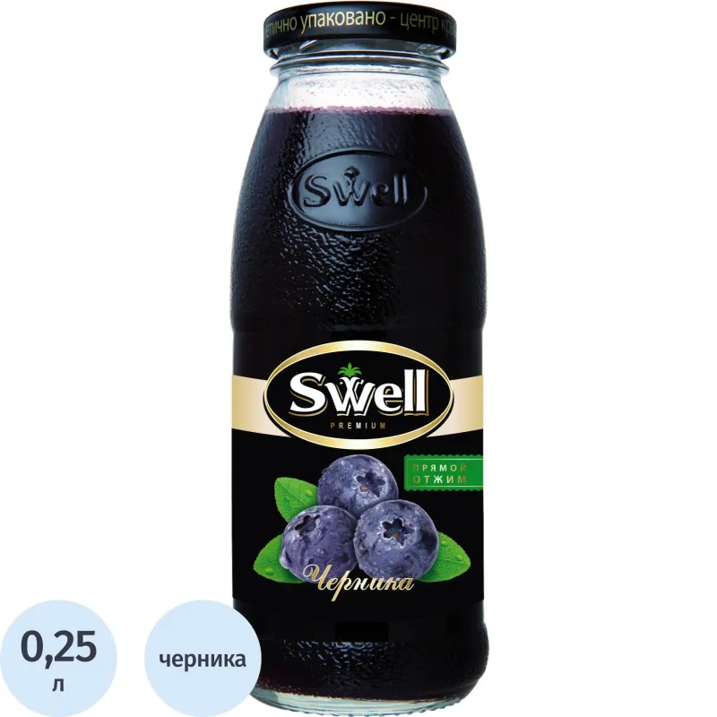превью Нектар Swell черничный 0.25 л