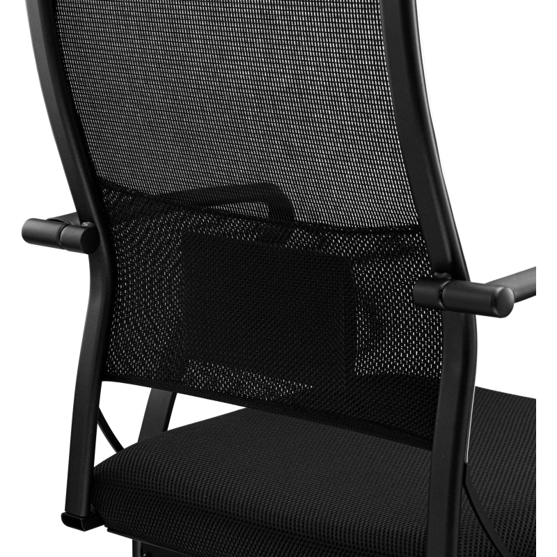 Конференц-кресло MT_Sit Air-180/Km00/Wh00/K15bL(F58), черный