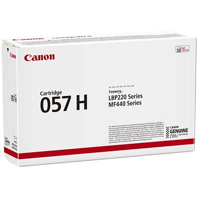 Картридж лазерный Canon 057 H BK 3010C002 черный оригинальный повышенной емкости