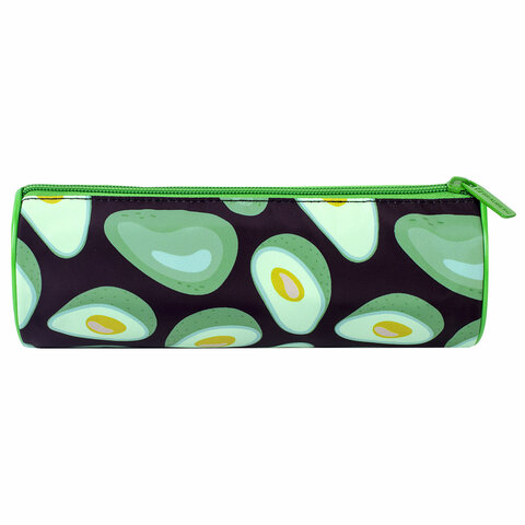 Пенал-тубус BRAUBERGс эффектом SOFT TOUCHполиэстерBlack Avocado22×8 см270061
