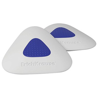 Ластик ERICH KRAUSE «SmartWay Mini Triangle», 37×35х9 мм, белый, треугольный, пластиковый держатель