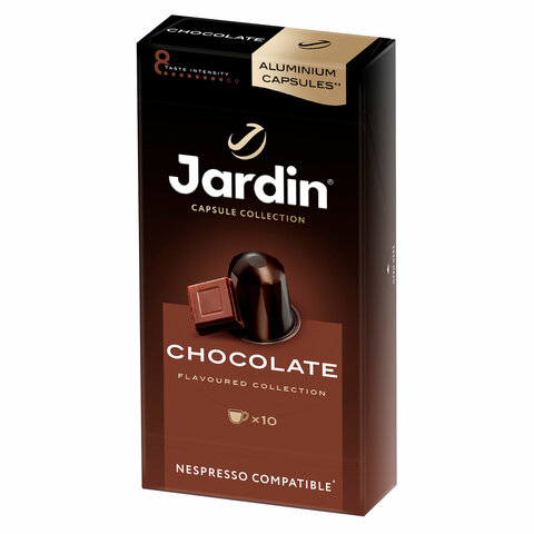 Кофе в капсулах JARDIN «Chocolate» для кофемашин Nespresso10 порций
