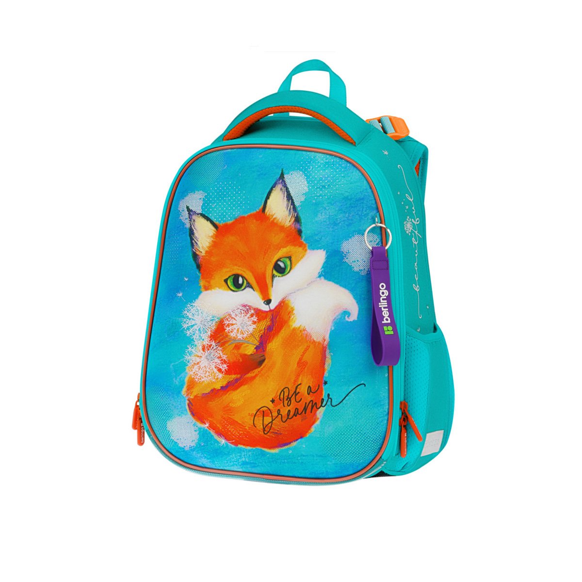 превью Ранец Berlingo Expert Max «Little dreamer» 38×29×16см, 2 отделения, 2 кармана, анатомическая спинка, дождевик в комплекте