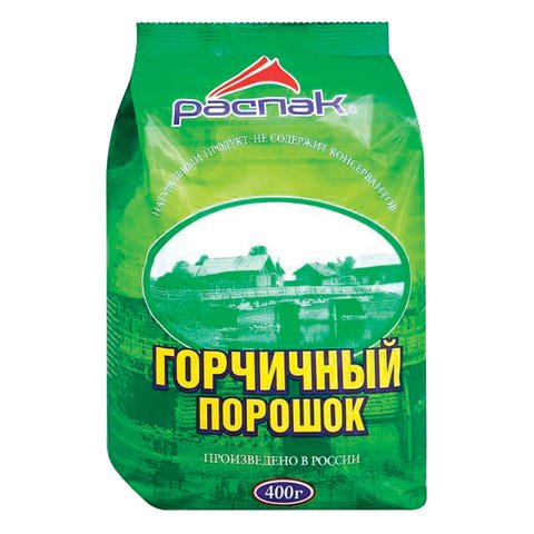превью Горчичный порошок РАСПАК, 400 г, мягкий пакет