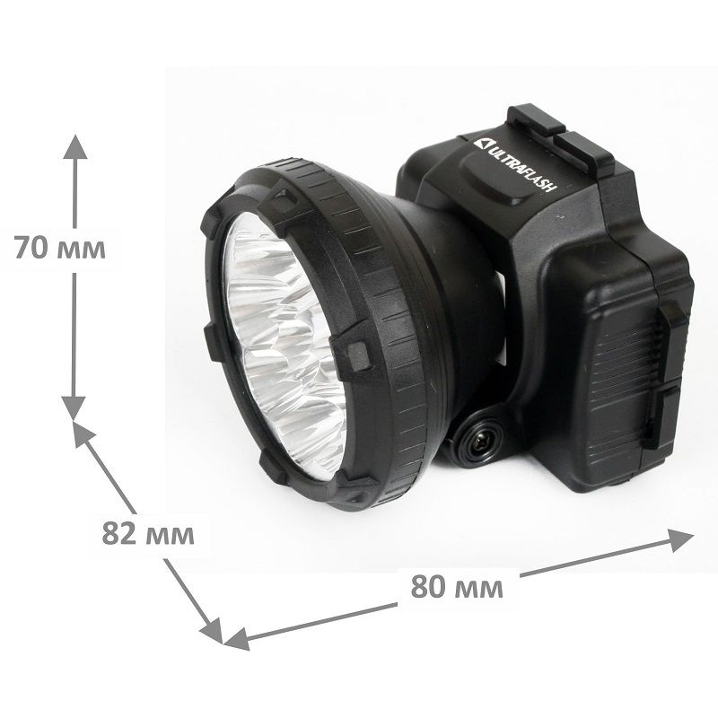 Фонарь налобный Ultraflash LED 5363 аккумуляторный (входит в комплект) 11257