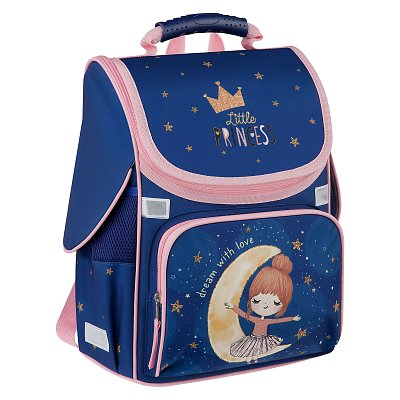 Ранец ArtSpace Junior «Princess» 37×28×21см, 1 отделение, 3 кармана, анатомическая спинка