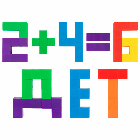 Магнитный конструктор MAGNETIC CUBES «КУБИЧЕСКИЙ», 48 магнитных кубиков, BRAUBERG KIDS