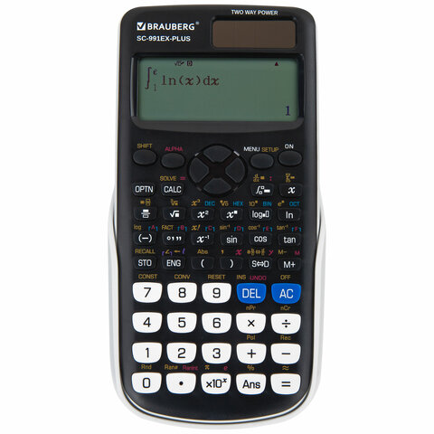 Калькулятор инженерный BRAUBERG SC-991EX-Plus (165×84 мм)552 функции,10+2 разрядовдвойное питание271726