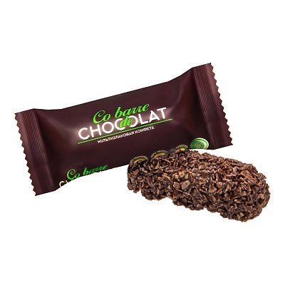 Конфеты Co barre de CHOCOLAT мультиз. с темной кондитерской глаз., 1кг