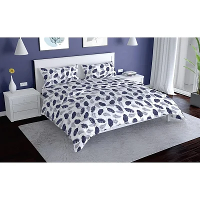 Постельное белье евро набивн. поплин 105г/м2 (нав.70×70-2шт),28332-4