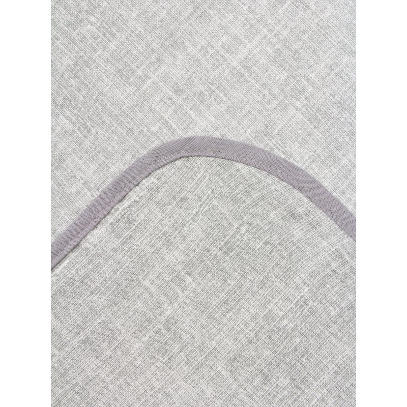 Фартук кухонный 70×60см, рогожка, 160г/м2, Рант серый