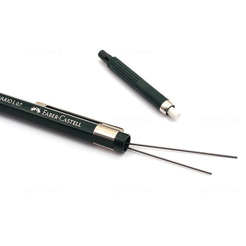 Карандаш механический FABER-CASTELL «TK-Fine Vario L», корпус темно-зеленый, ластик, 0.7 мм