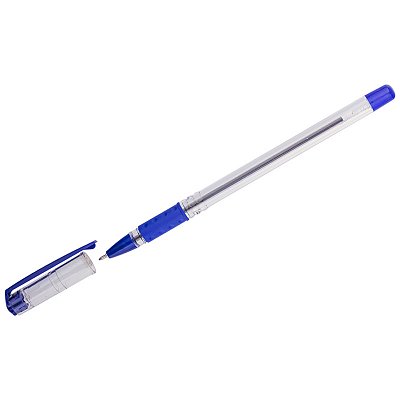 Ручка шариковая OfficeSpace «School» синяя, 1.0мм, грип, на масляной основе