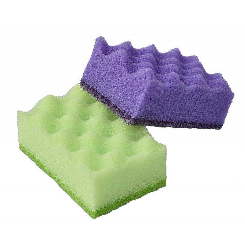 Губки для мытья посуды Master Fresh XL Strong effect поролоновые 95×65×35 мм 5 штук в упаковке