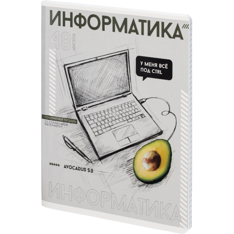 Тетрадь предметная ИНФОРМАТИКА ЯРКИЕ ДЕТАЛИ /48 л., А5+, клетка/67544