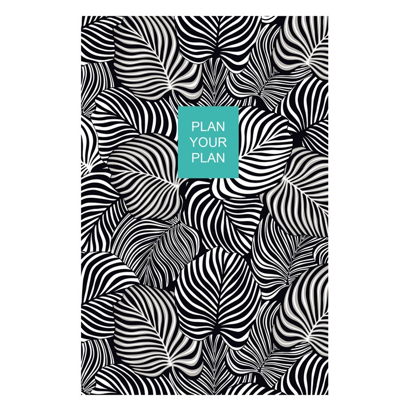 превью Записная книжка А6 64л. BG «Plan your plan», матовая ламинация, выб. лак, блок-еженедельник