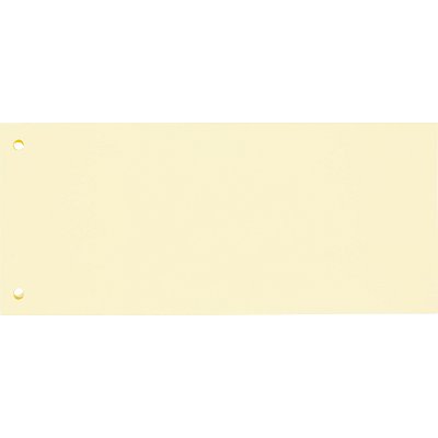 Разделитель листов разделительные полоски Комус, желтые, 100 шт./уп. 