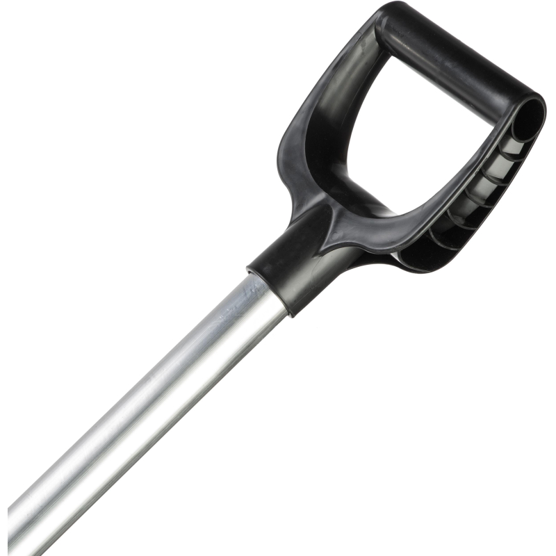 Лопата д/уборки снега МЕТЕЛИЦА 41×40×140см пластик/ковш с р/ж алюмин/черен