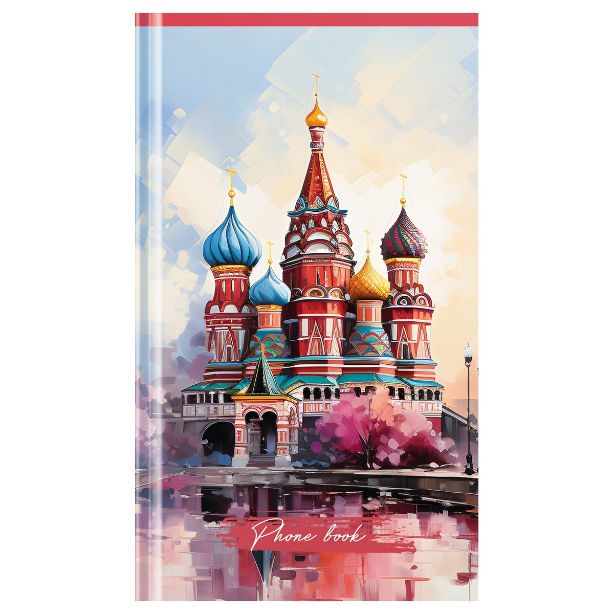 превью Телефонная книга А5, 80л., 7БЦ, OfficeSpace «Россия. Символика», выборочный УФ-лак, с высечкой