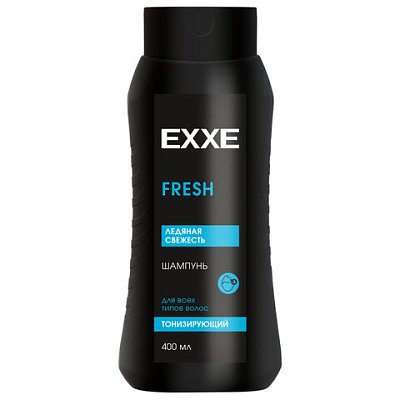 Шампунь для всех типов волос для мужчин 400 мл EXXE MEN FRESH «Тонизирующий»