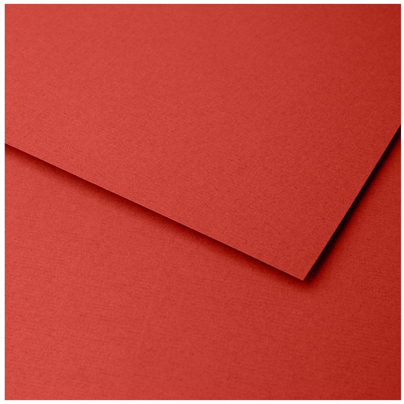 Бумага для пастели 25л. 500×650мм Clairefontaine «Ingres», 130г/м2, верже, хлопок, красный