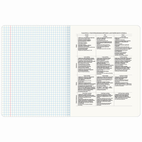 Тетрадь предметная «PASTEL» 48 л., SoftTouch, фольга, АНГЛИЙСКИЙ ЯЗЫК, клетка, BRAUBERG
