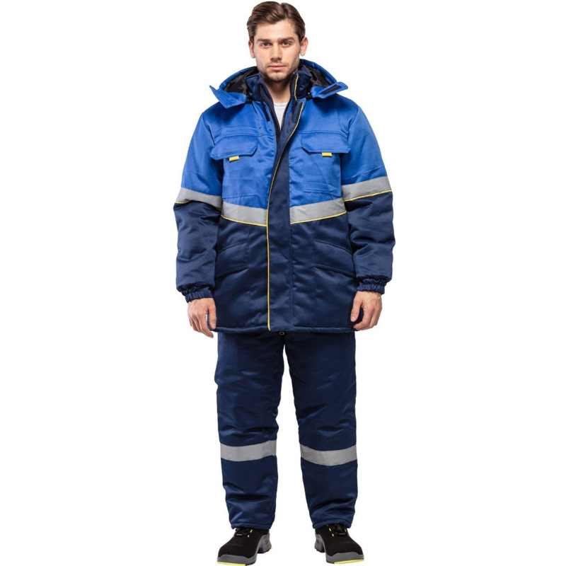 превью Куртка рабочая зимняя муж з43-КУ вас/син (р.56-58) 158-164(серия З)