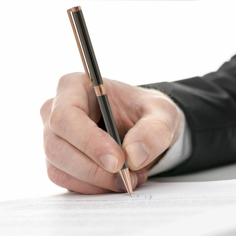 Ручка подарочная шариковая GALANT «ASTRON BRONZE», корпус металлический, детали розовое золото, узел 0.7 мм, синяя