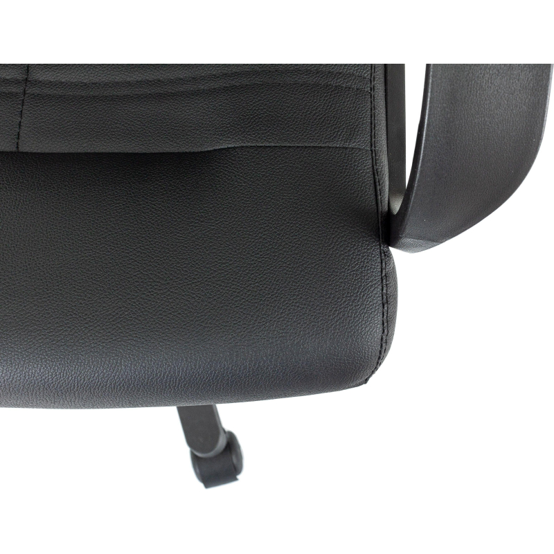 Кресло VB_EChair 659LT PU черный эко. кожа крестов. пластик
