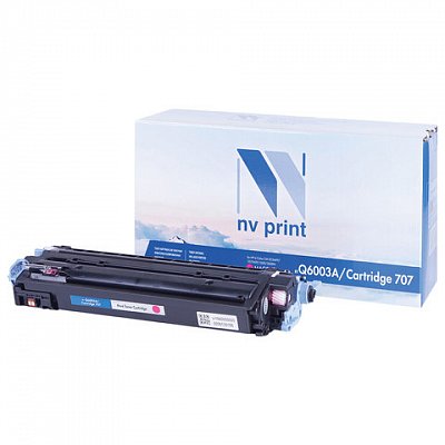 Картридж лазерный NV PRINT СОВМЕСТИМЫЙ (Q6003A) ColorLaserJet CM1015/2600, пурпурный, ресурс 2000 страниц