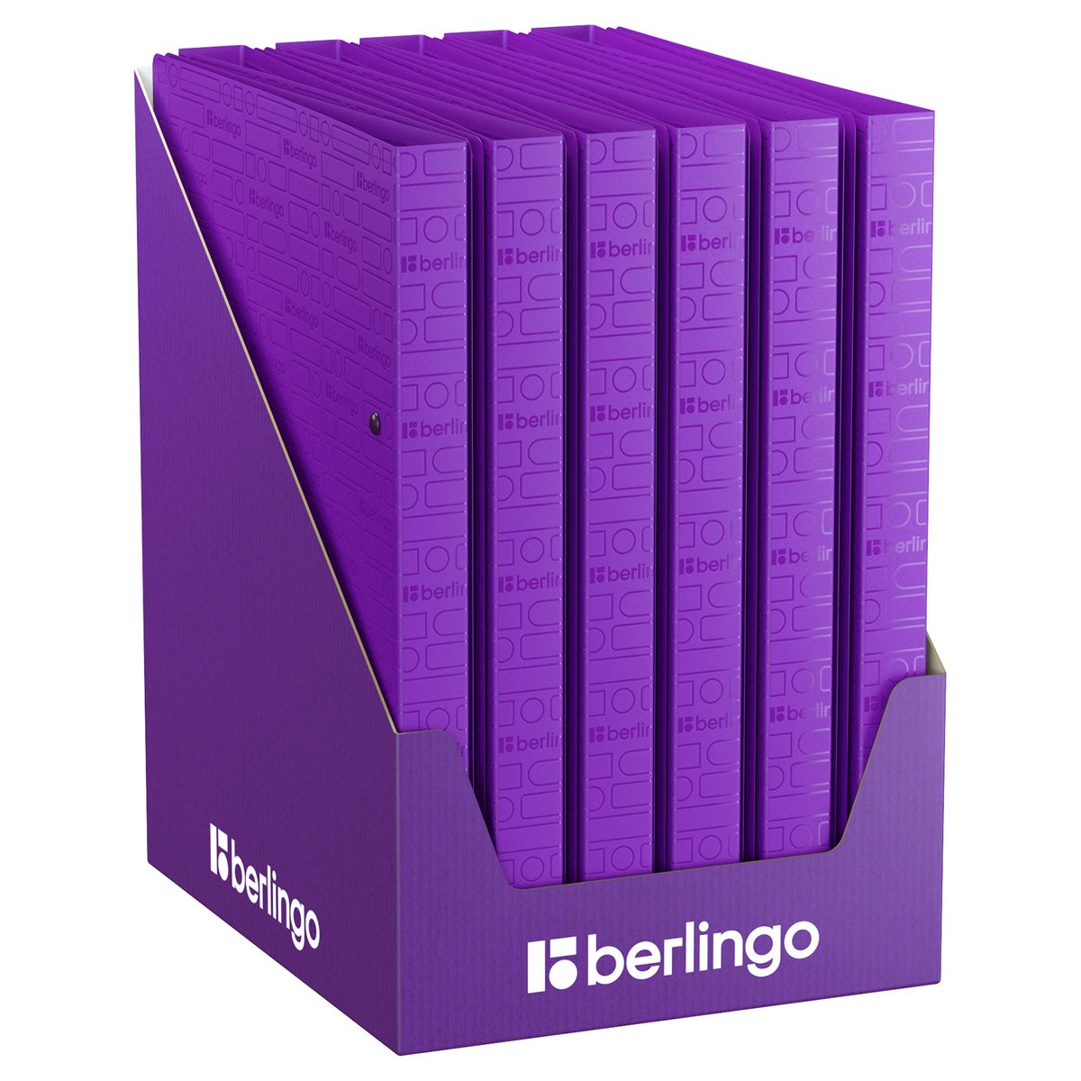 Папка на 2 кольцах Berlingo «Your Way», А4, 24мм, 600мкм, фиолетовая, D-кольца, с внутр. карманом