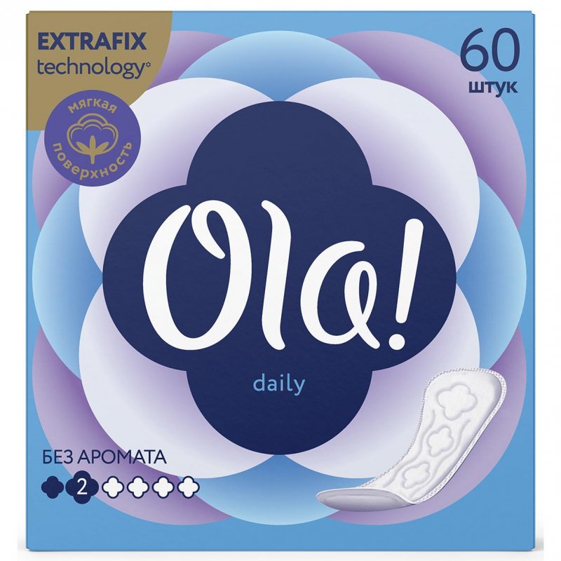 превью Прокладки женские ежедневные Ola Daily (60 штук в упаковке)