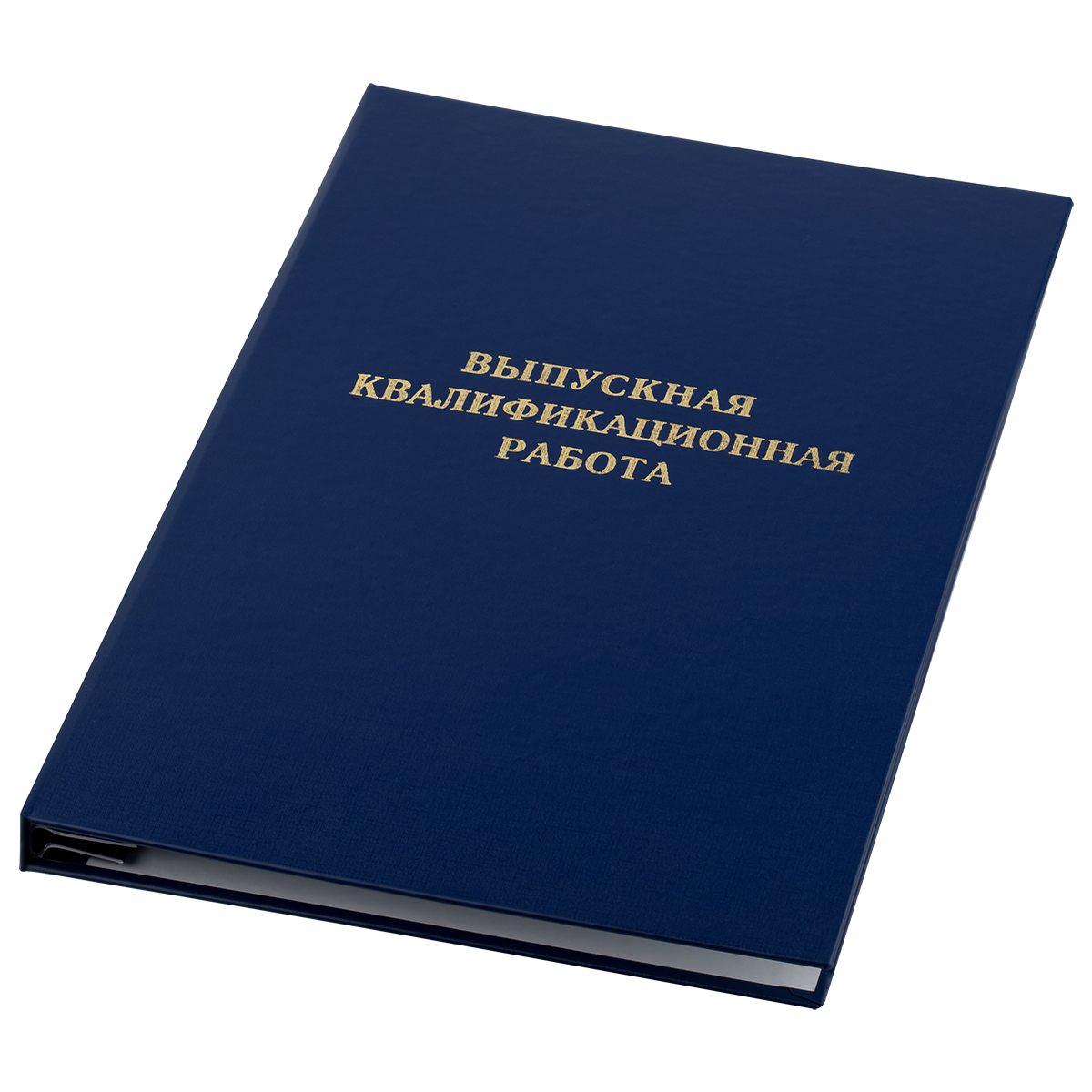 Папка «Выпускная квалификационная работа» А4, ArtSpace, бумвинил, гребешки/сутаж, без листов, синяя