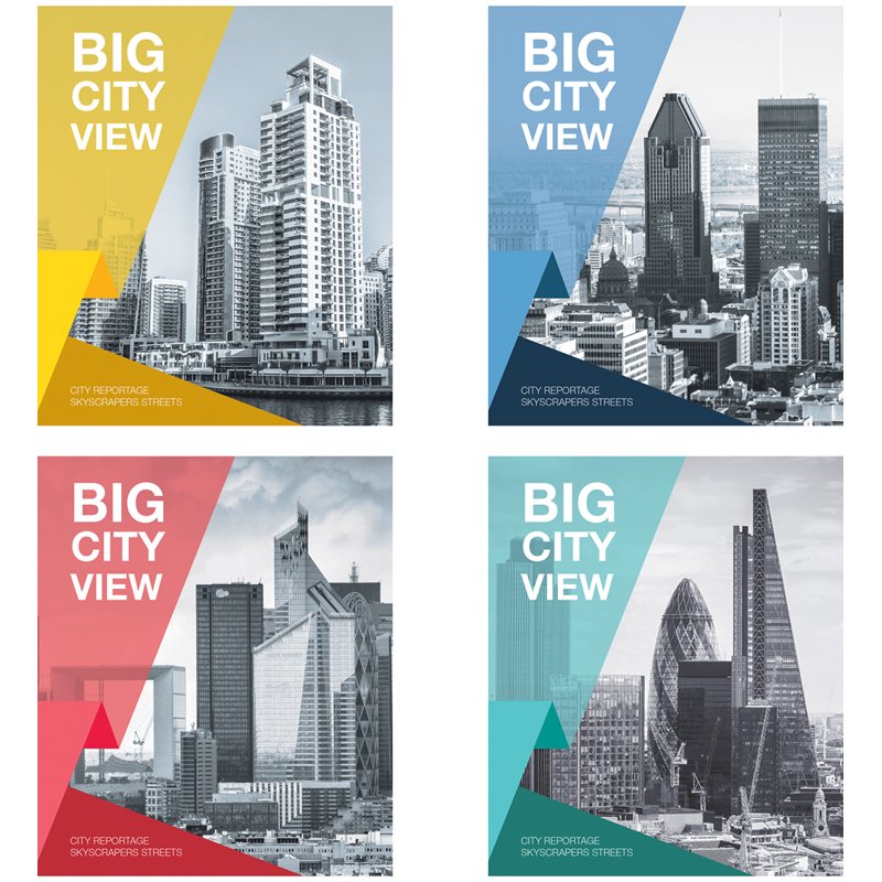 превью Тетрадь 80л., А5, клетка ArtSpace «Путешествия. Big city view»