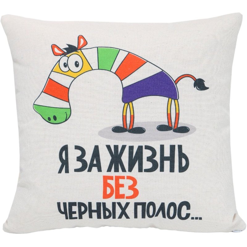 Подушка декоративная 40×40см (хлопок 60%, ПЭ 40%/новолон ПЭ), ПД40-036