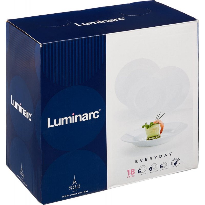 Набор столовой посуды Luminarc Every Day стекло 18 предметов