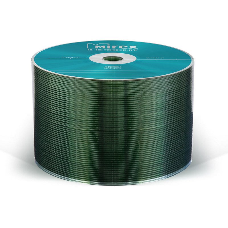 превью Диск CD-RW Mirex 0.7 GB 12x (50 штук в упаковке)