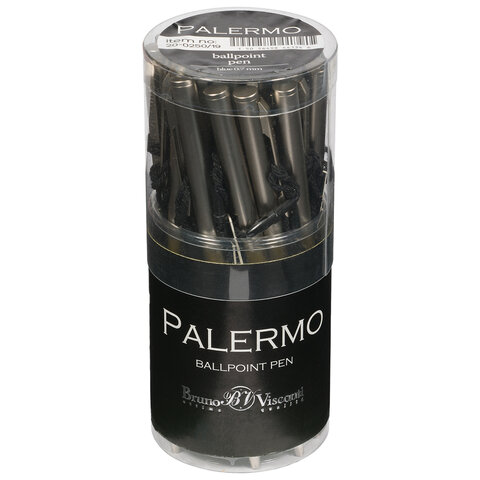 Ручка шариковая BRUNO VISCONTI «Palermo», бежевый металлический корпус, 0.7 мм, синяя