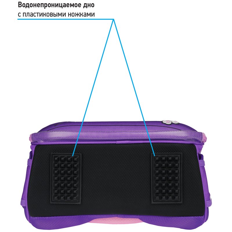 Ранец Berlingo Expert Max «Kittens lilac» 37×28×16см, 2 отделения, анатомическая спинка, дождевик в комплекте