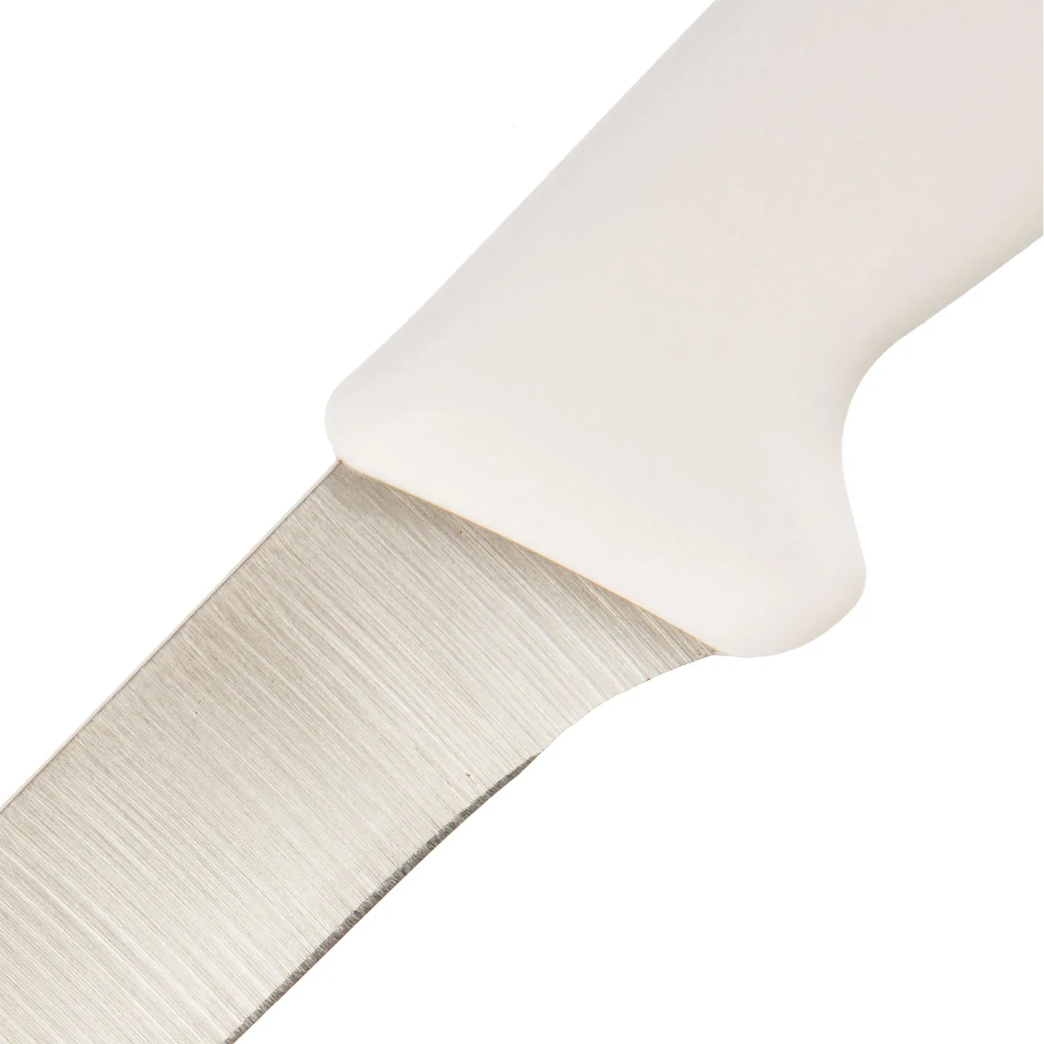 Нож разделочный лез 150 мм толщ 2 мм 3Cr13 белая пластиковая ручка